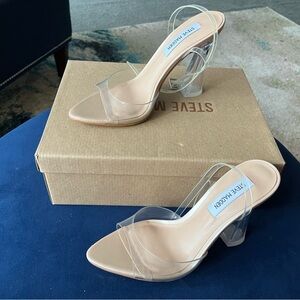 Steve Madden Clear Women's Heels size 7.5